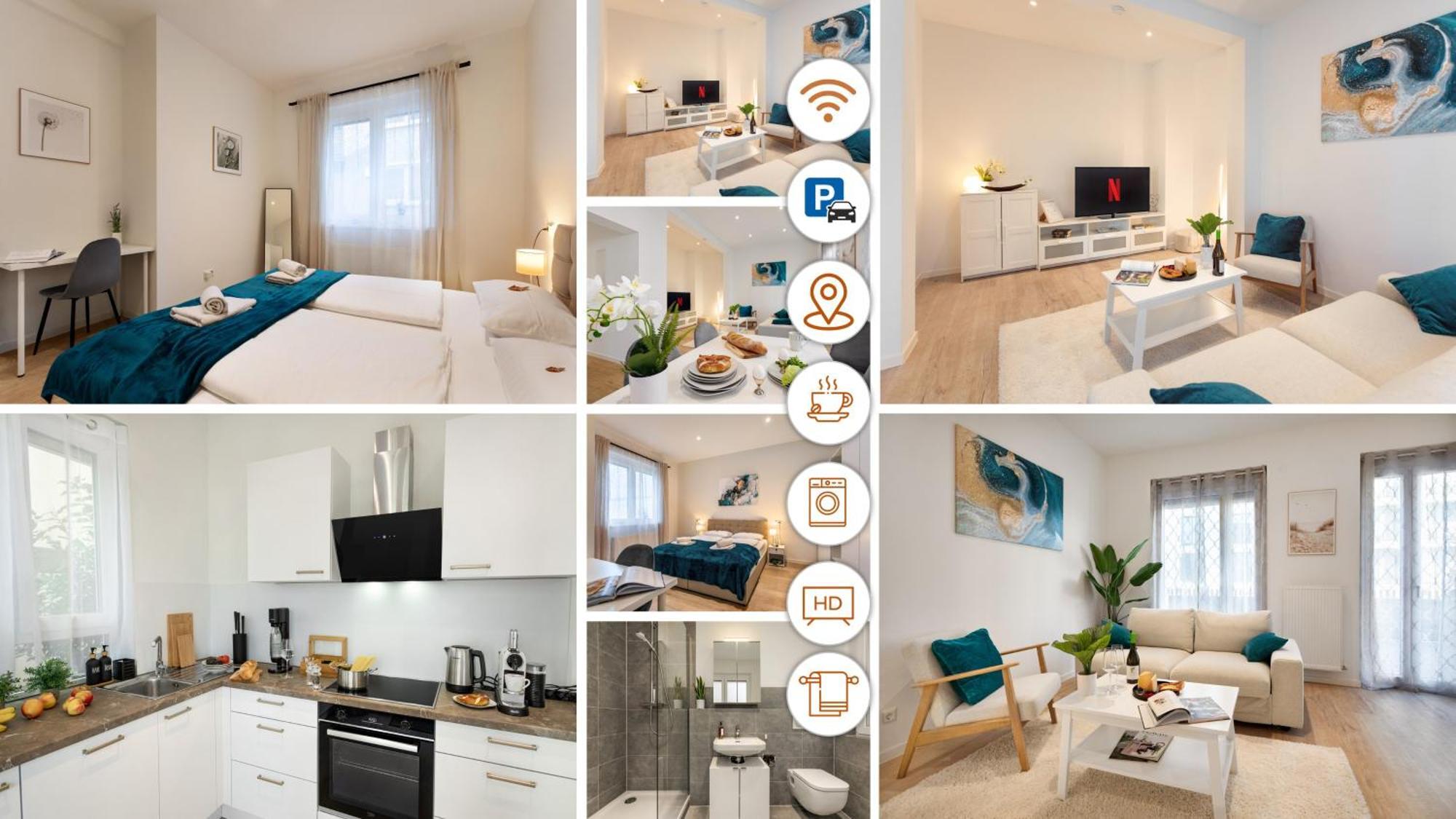 Rosenberg-suites - Zentral, Stellplatz, Grosse Terasse, Business & Privat Heilbronn