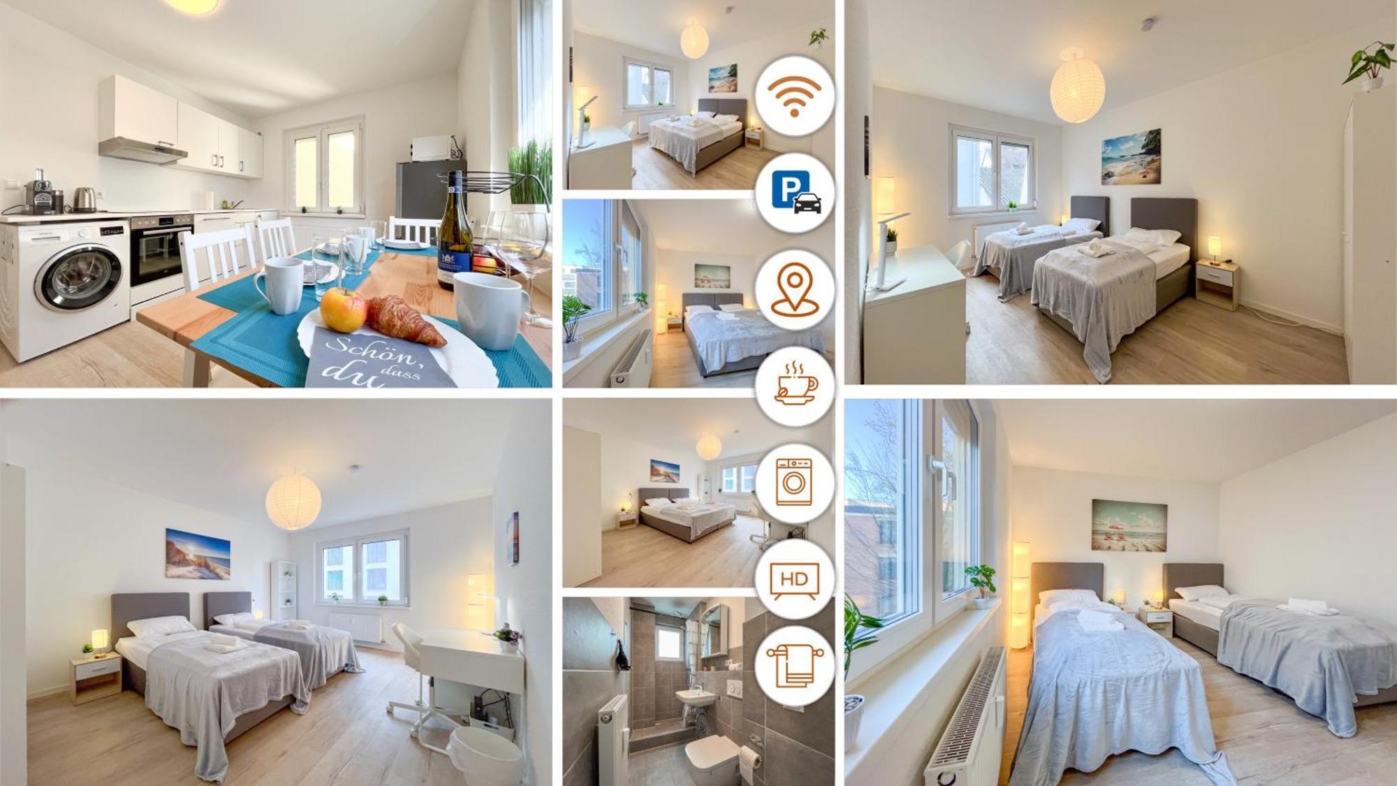 Rosenberg-suites - Zentral, Stellplatz, Grosse Terasse, Business & Privat *